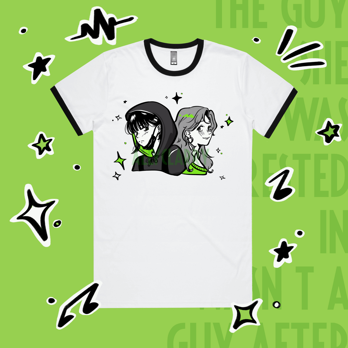 The Guy She Was Interested In Wasn’t A Guy After All (Green Yuri) T-Shirt