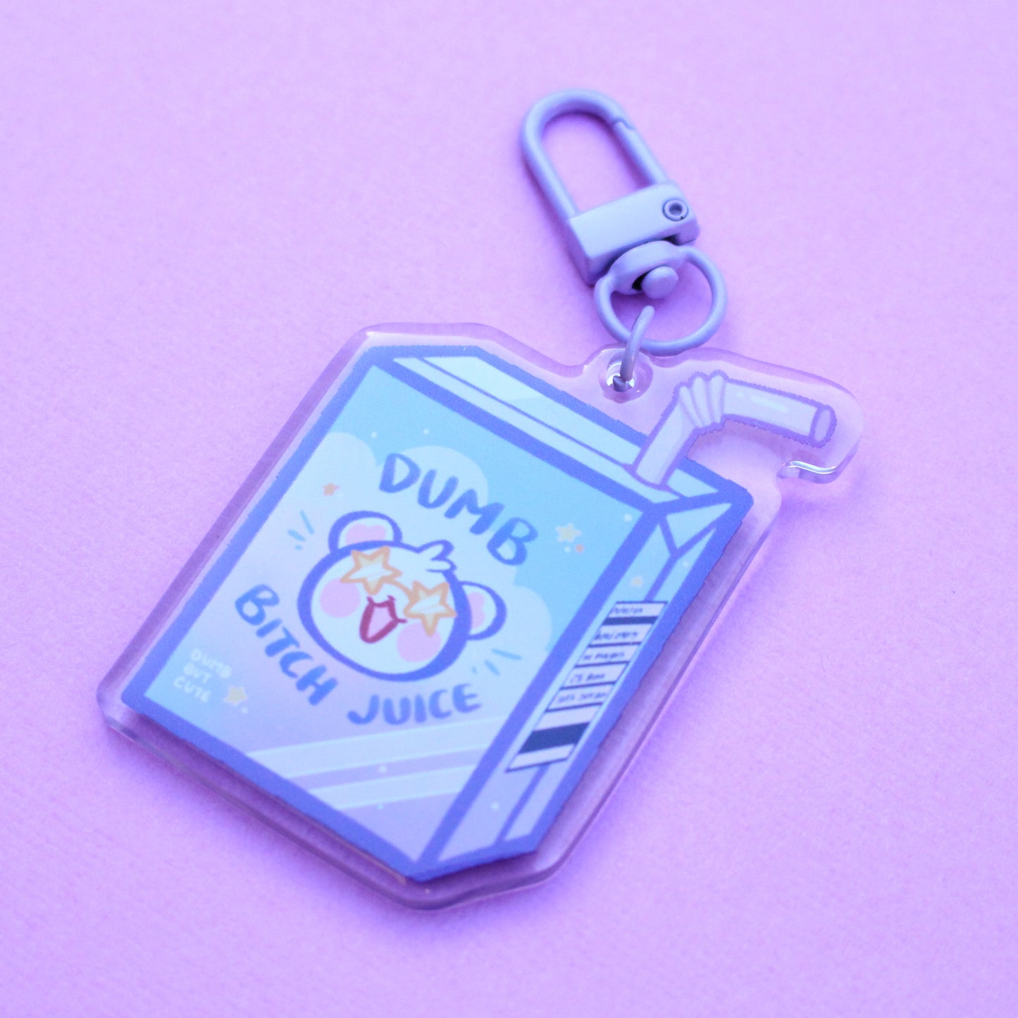 Dumb Bitch Juice Acrylic Charm