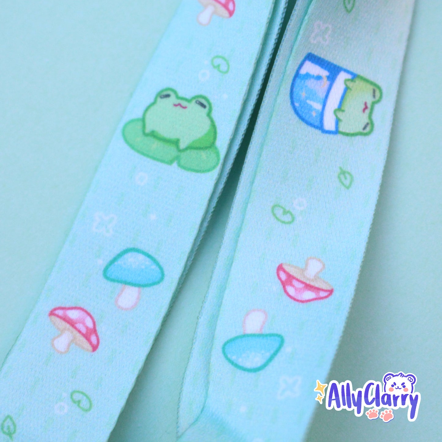 Green Froggy Lanyard