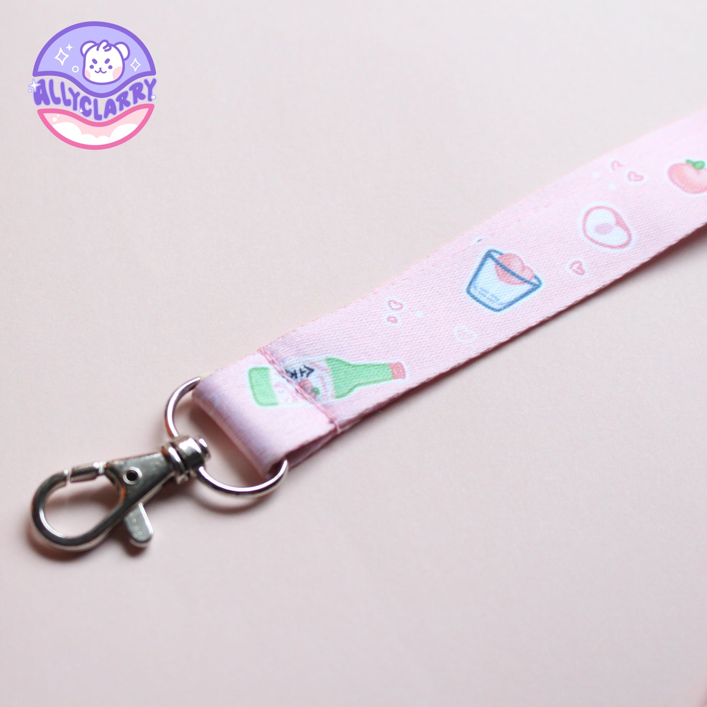 Peach Soju Lanyard