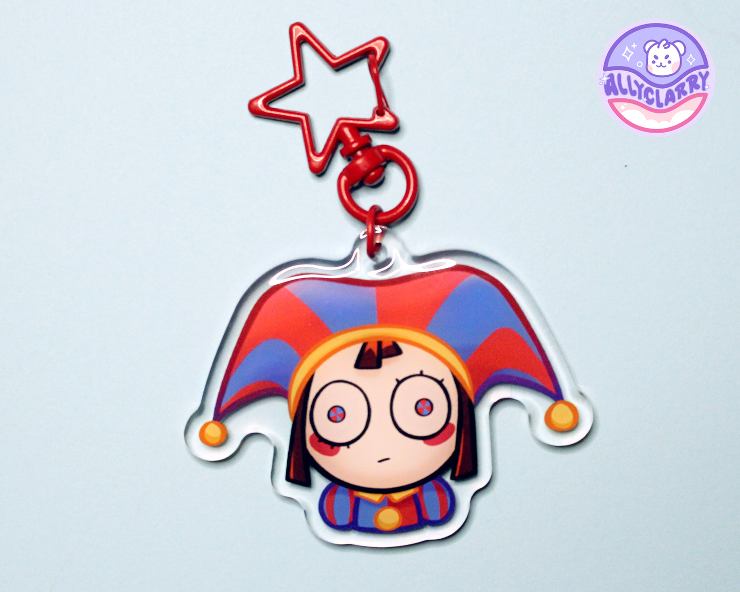 Pomni Acrylic Charm