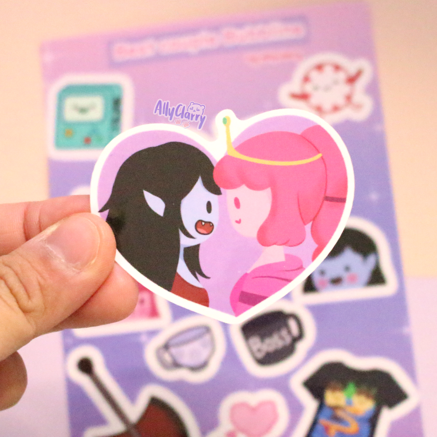 Best couple Bubbline sticker sheet