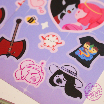 Best couple Bubbline sticker sheet