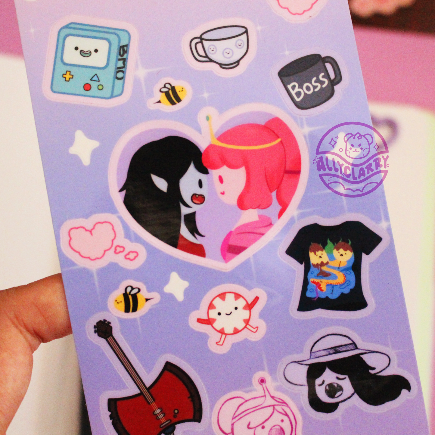 Best couple Bubbline sticker sheet