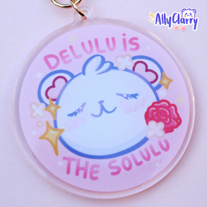 Delulu is the Solulu Acrylic Charm