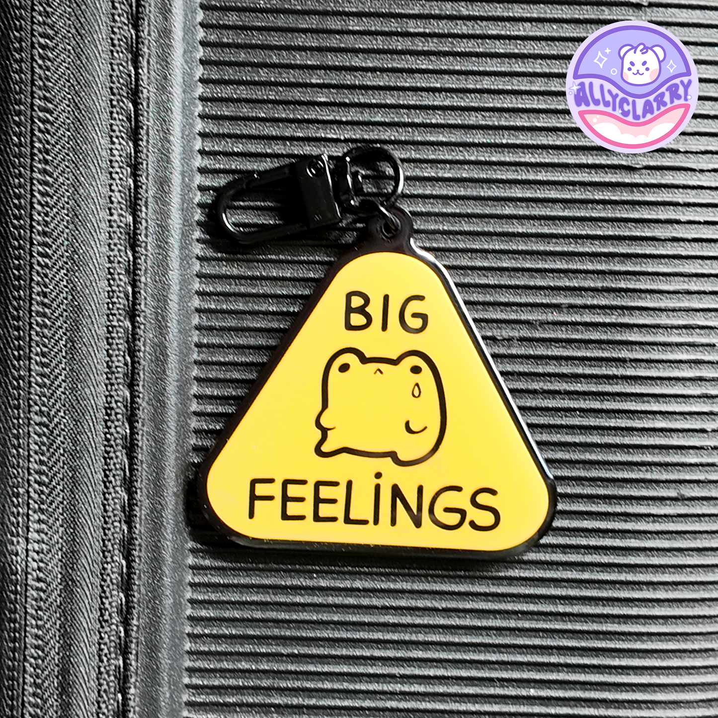 Big Feelings Frog Acrylic Charm