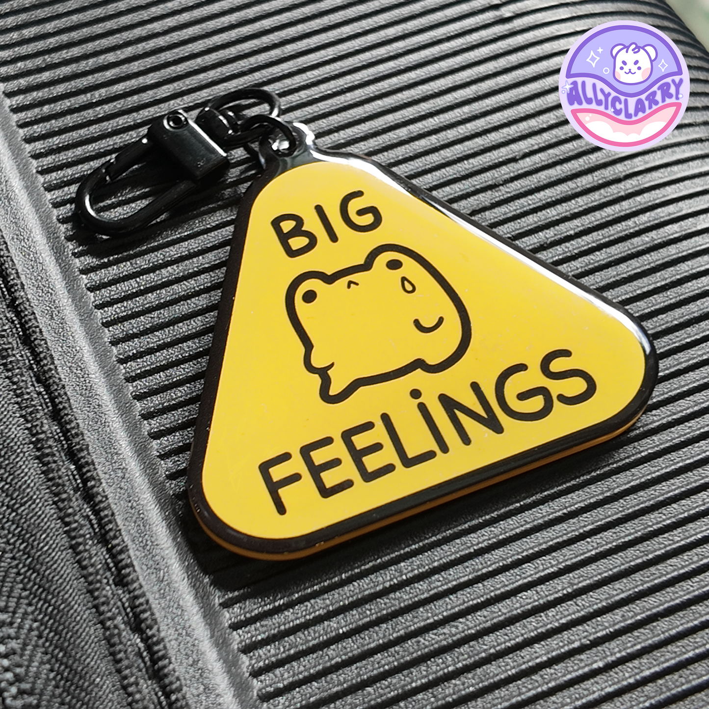 Big Feelings Frog Acrylic Charm