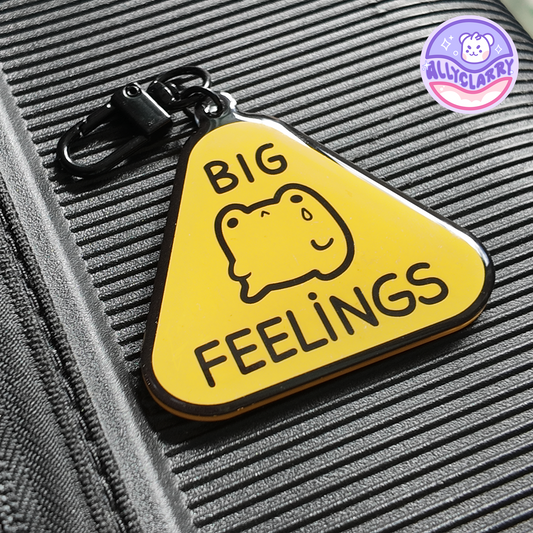 Big Feelings Frog Acrylic Charm