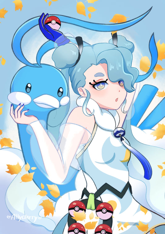 Flying-type Hatsune Miku Print