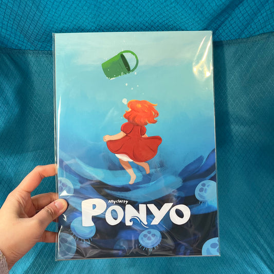 Ponyo Art Print