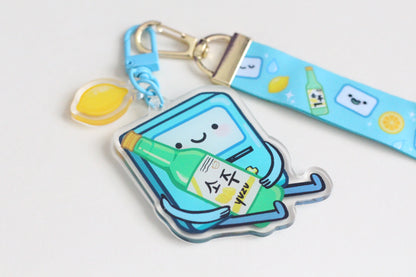 BMO Yuzu Soju Lanyard Acrylic Charm