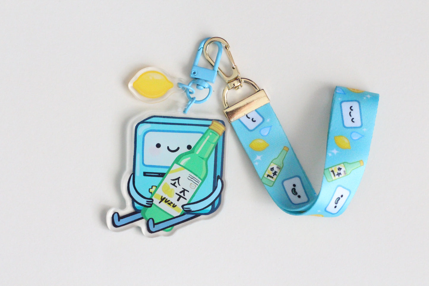 BMO Yuzu Soju Lanyard Acrylic Charm