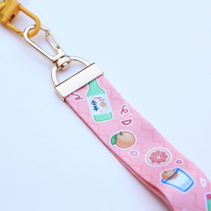 Grapefruit Soju Lanyard Acrylic Charm