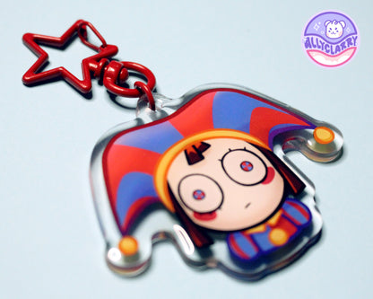 Pomni  Acrylic Charm