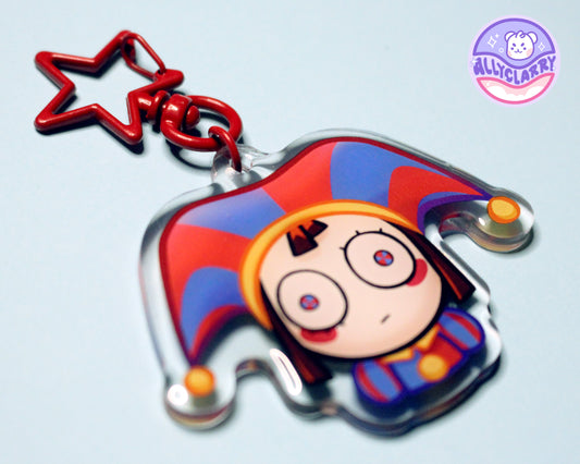 Pomni  Acrylic Charm