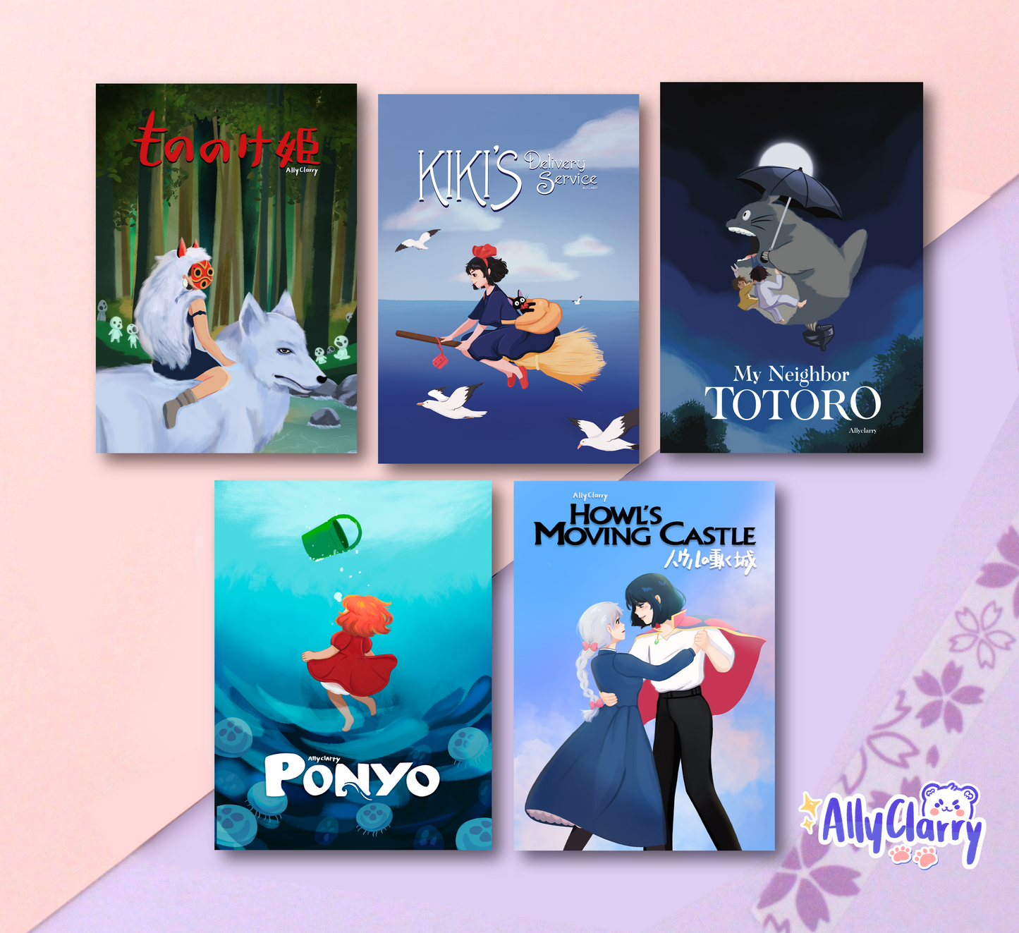 Studio Ghibli A5 Prints Pack
