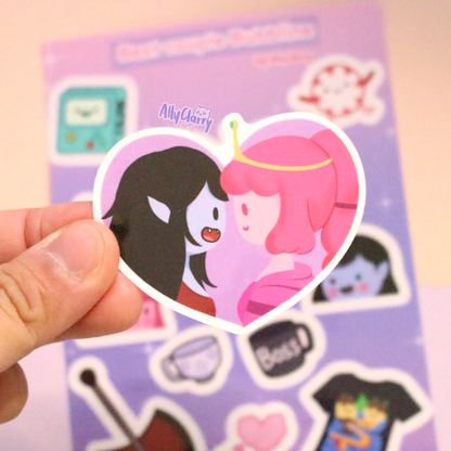 Best couple Bubbline sticker sheet