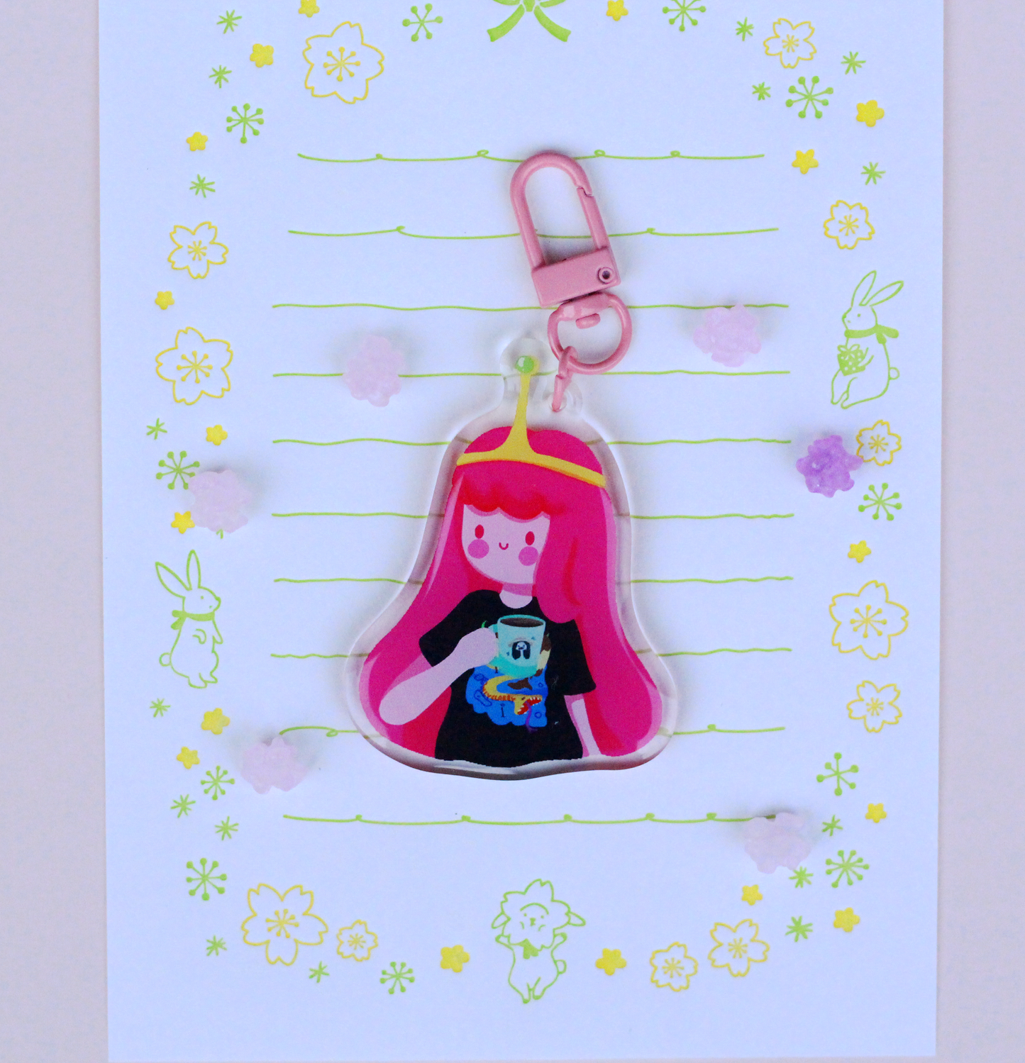 Princess Bubblegum and Marceline Acrylic Charm