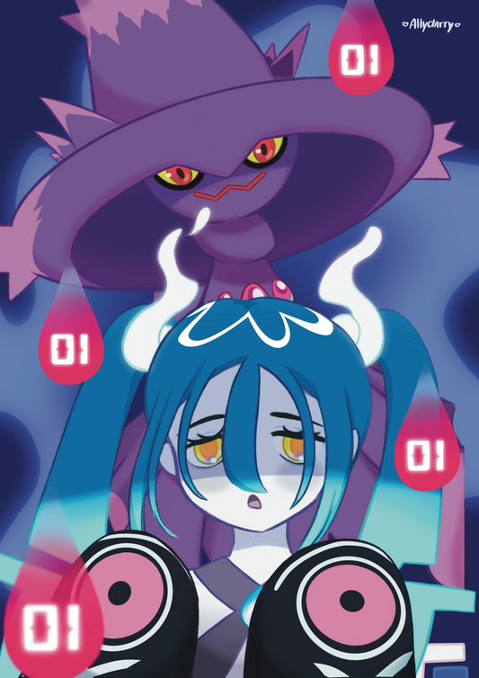 Ghost-type Hatsune Miku Print