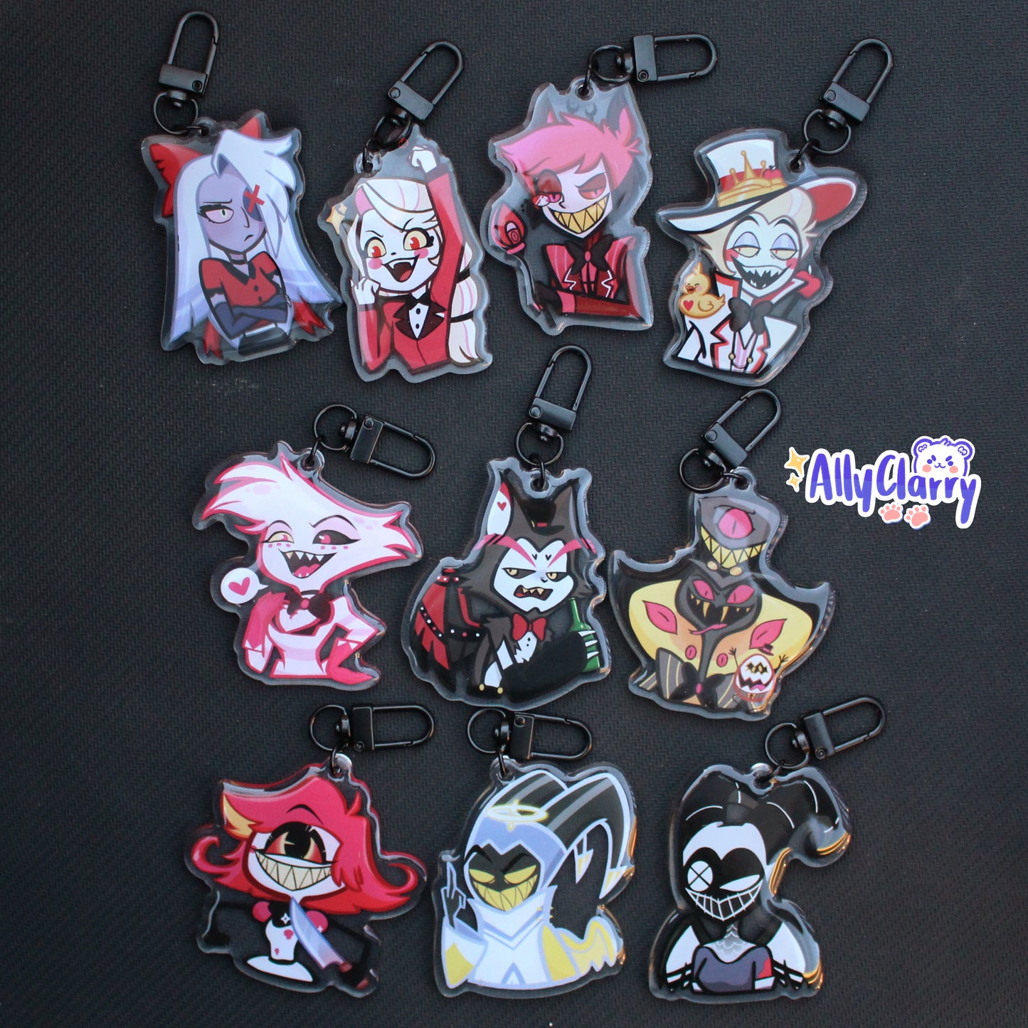 Hazbin Hotel Crew Acrylic Charm