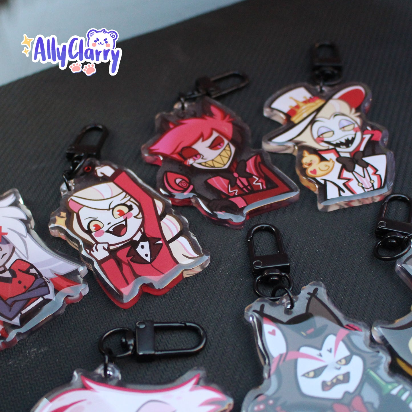 Hazbin Hotel Crew Acrylic Charm