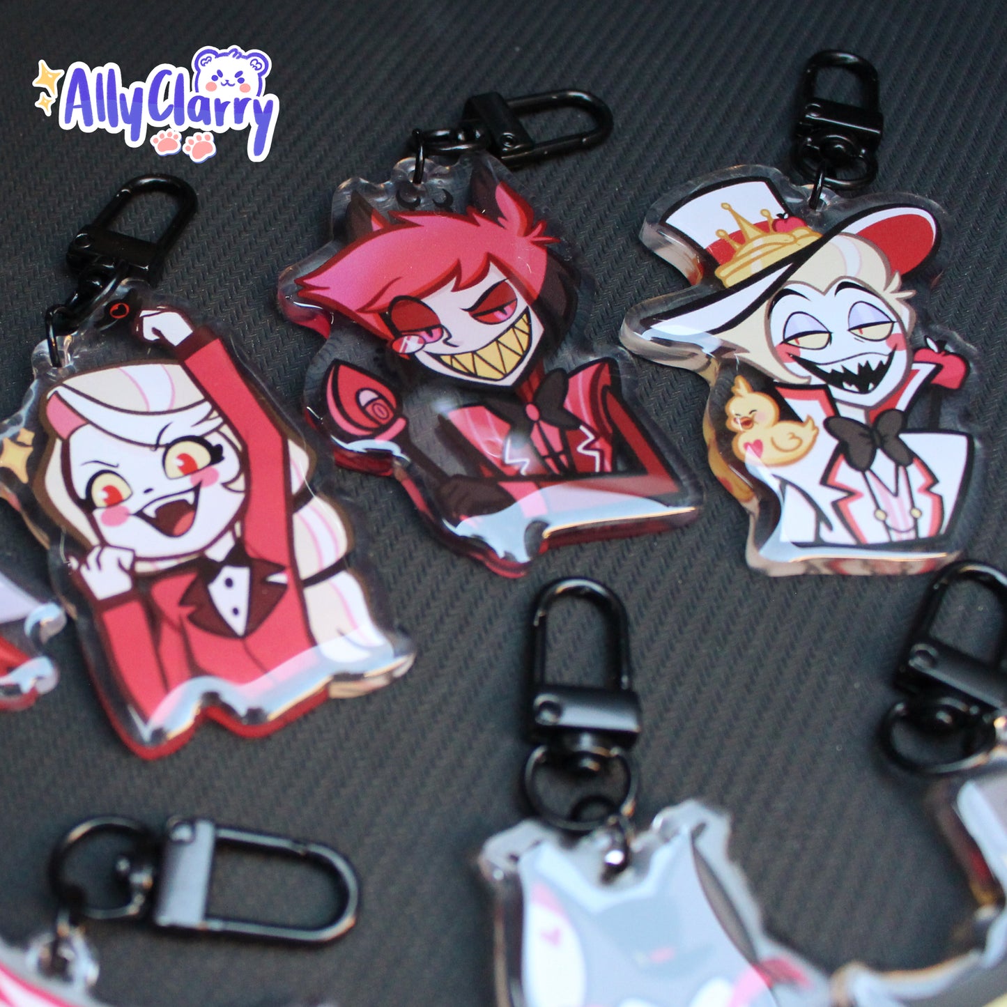 Hazbin Hotel Crew Acrylic Charm
