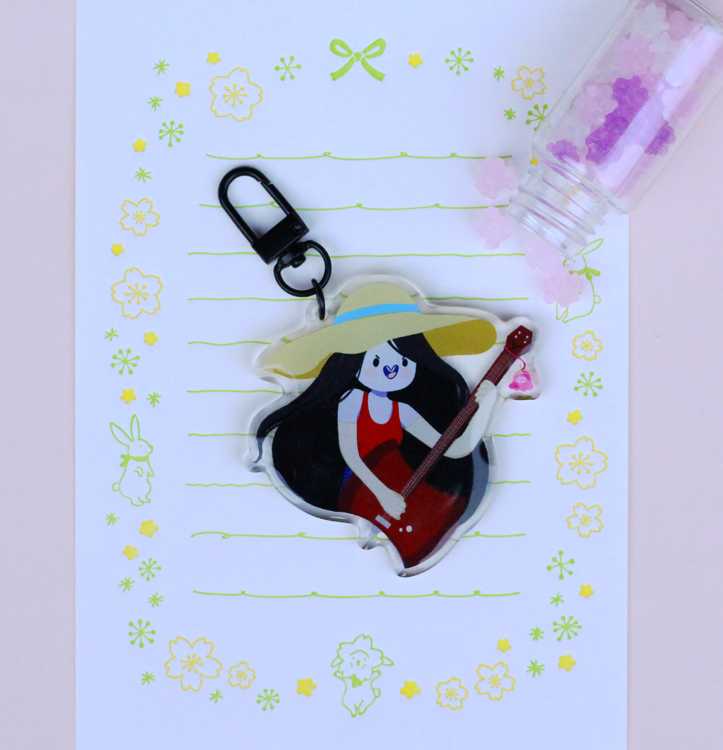 Princess Bubblegum and Marceline Acrylic Charm