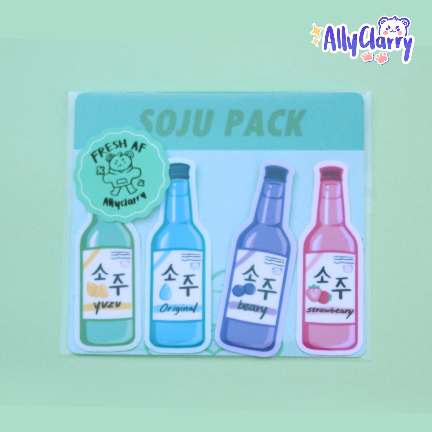 Soju Pack Variety vinyl stickers