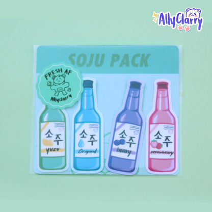 Soju Pack Variety vinyl stickers